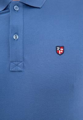 Erkek Mavi Polo Yaka T-Shirt Basic - 50218822108