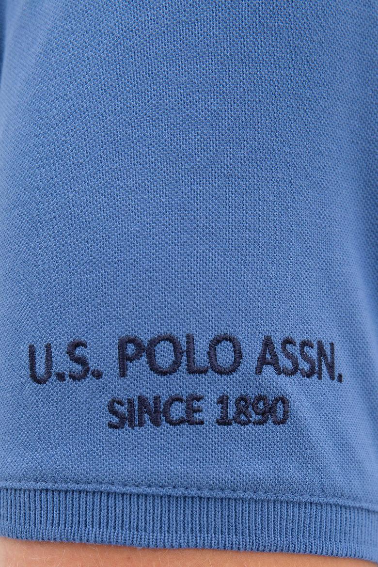 Erkek Mavi Polo Yaka T-Shirt Basic - 50218822108