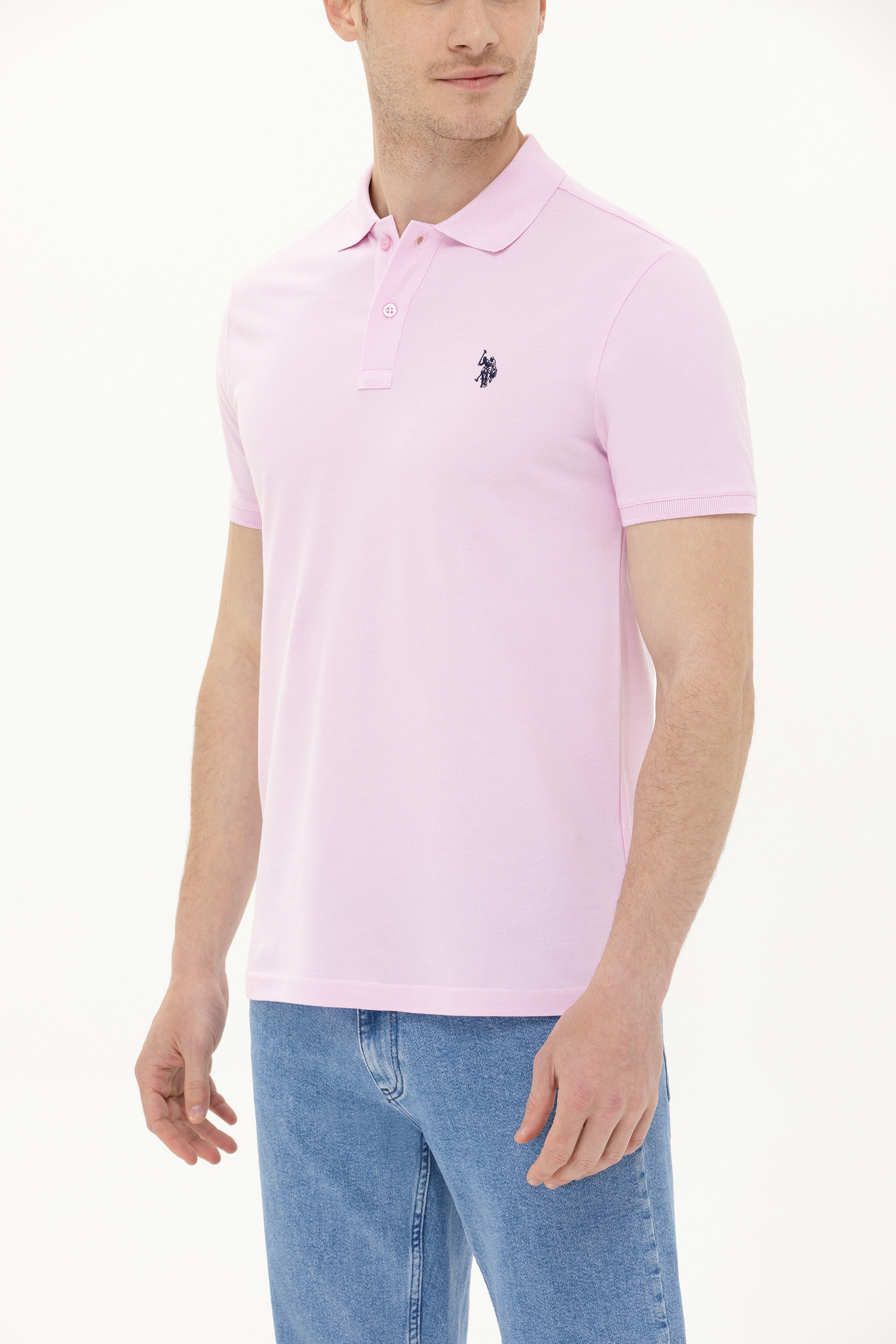 Erkek Manolya Basic Polo Yaka Tişört