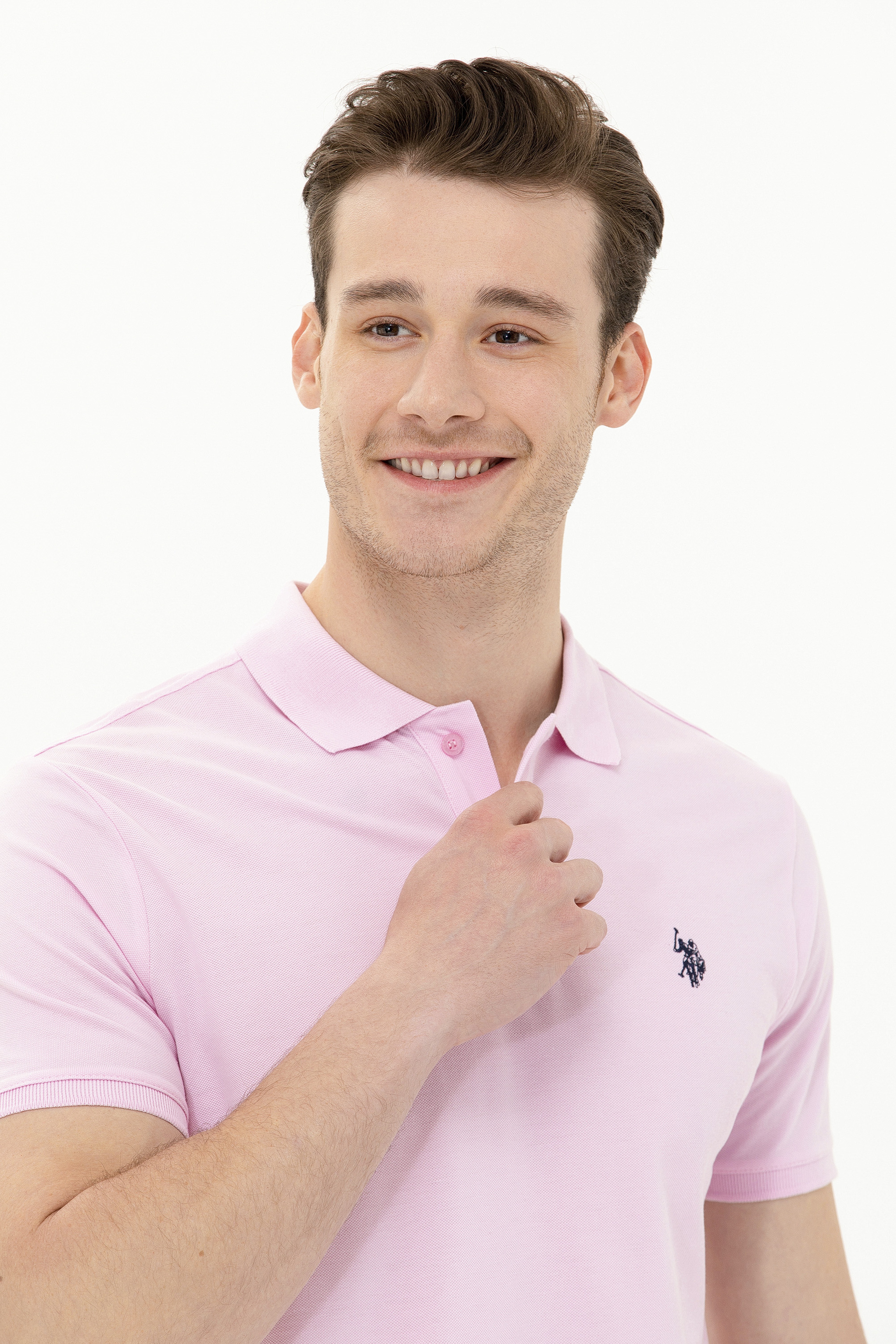Erkek Manolya Basic Polo Yaka Tişört - Image 3