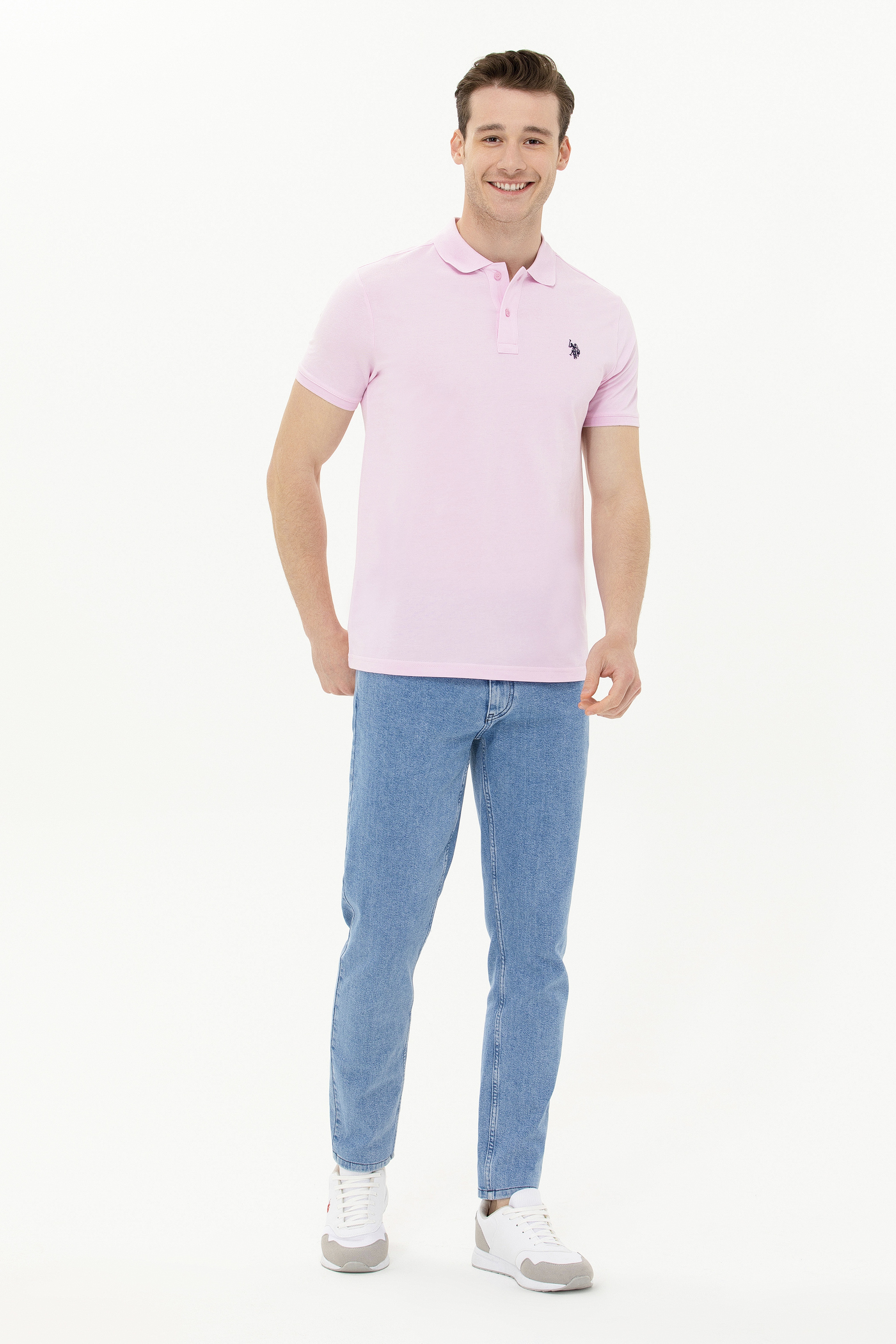 Erkek Manolya Basic Polo Yaka Tişört