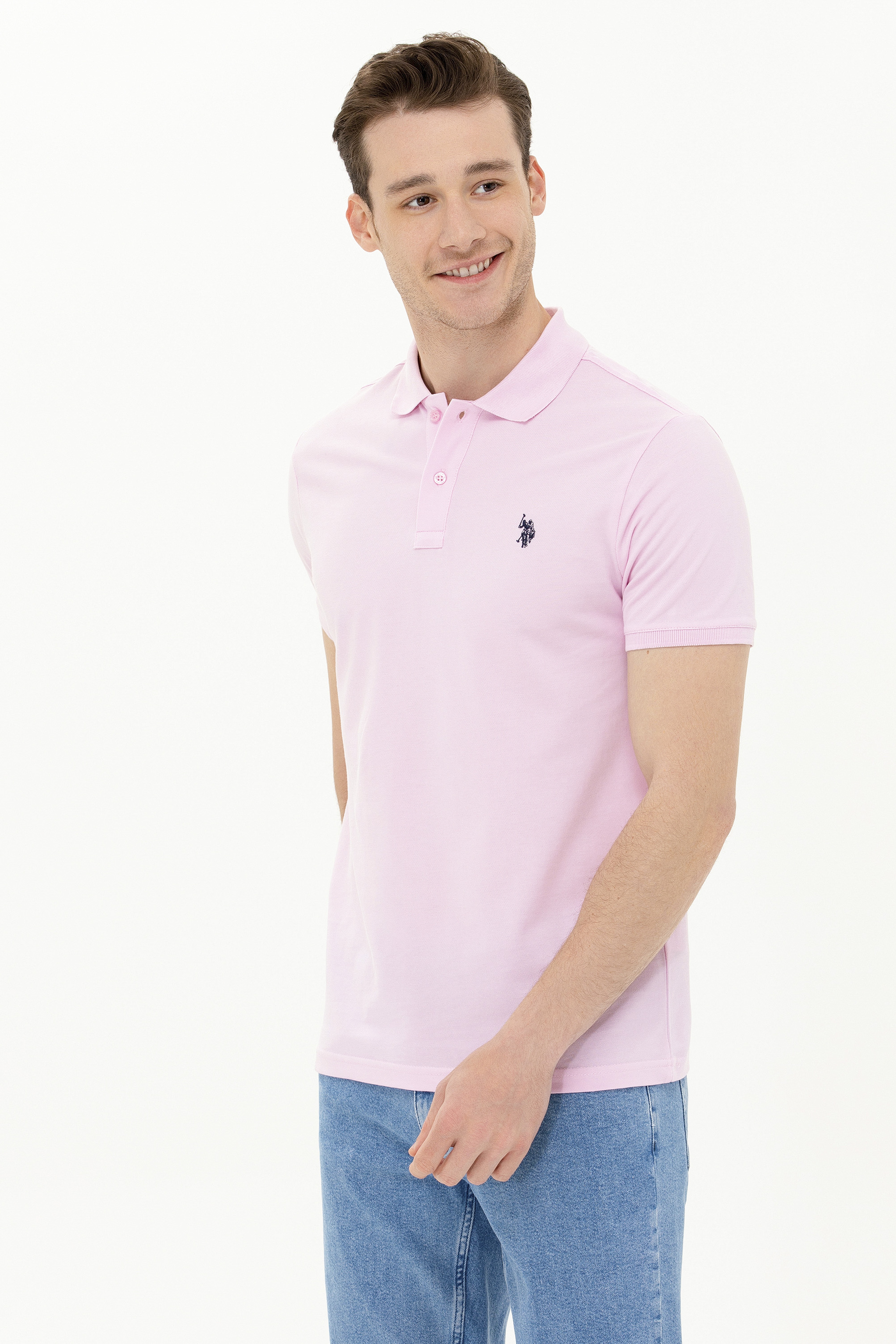 Erkek Manolya Basic Polo Yaka Tişört
