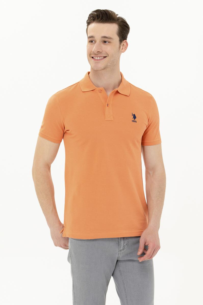 Erkek Kiremit Basic Polo Yaka Tişört