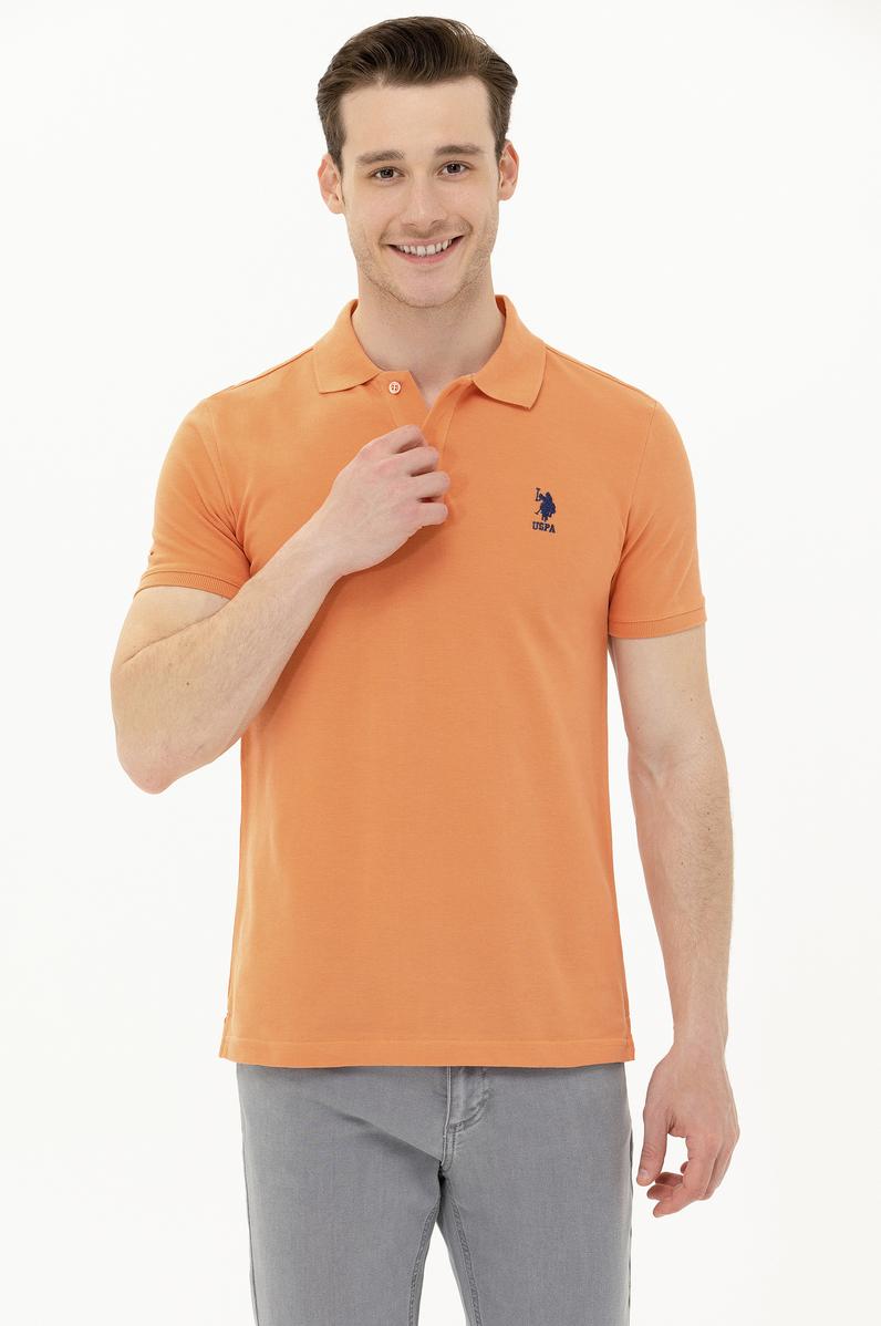 Erkek Kiremit Basic Polo Yaka Tişört