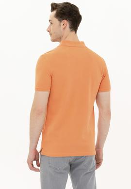 Erkek Kiremit Basic Polo Yaka Tişört - 50263238479