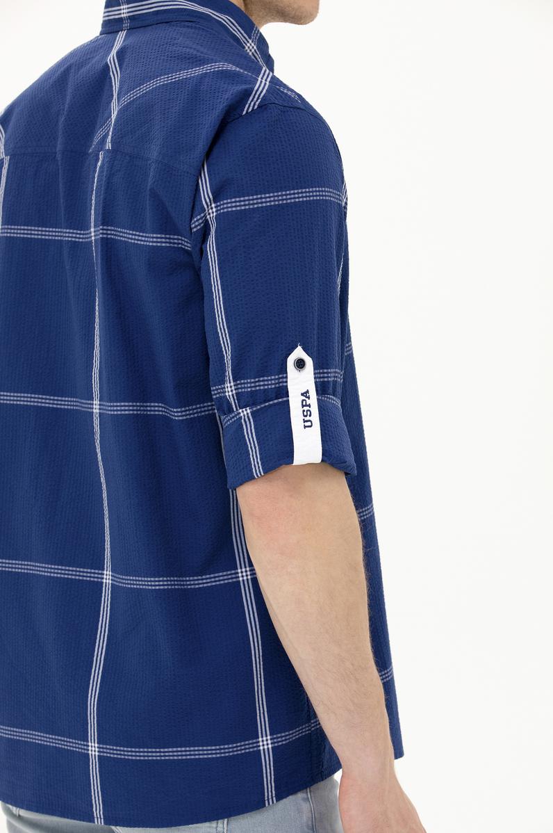 Erkek Lacivert Uzun Kollu Gömlek