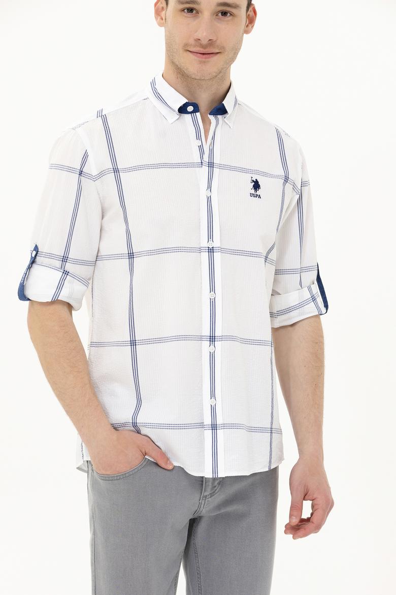 Erkek Beyaz Uzun Kollu Gömlek - 50263705014