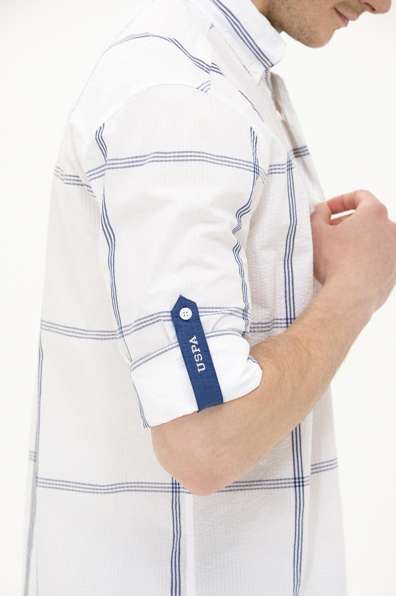 Erkek Beyaz Uzun Kollu Gömlek