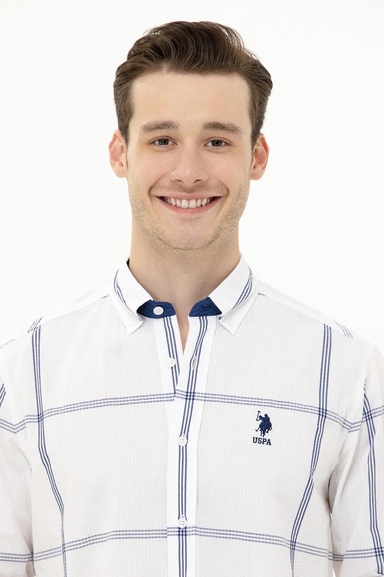 Erkek Beyaz Uzun Kollu Gömlek - 50263705014