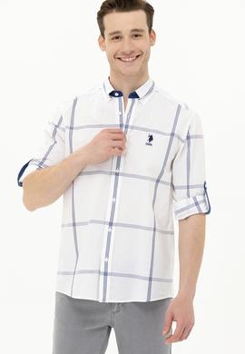 Erkek Beyaz Uzun Kollu Gömlek - 50263705014