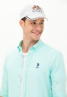 Erkek Su Yeşili Uzun Kollu Basic Gömlek - 50262932048