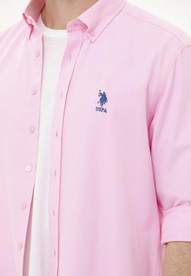 Erkek Manolya Uzun Kollu Basic Gömlek - 50262934047