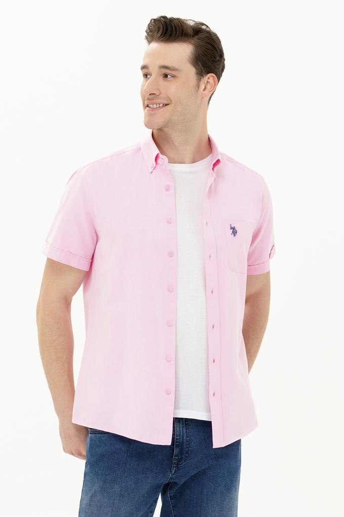 Erkek Manolya Kısa Kollu Gömlek