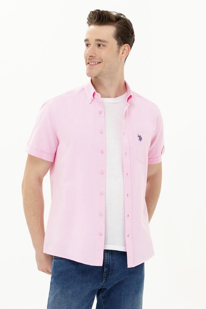 Erkek Manolya Kısa Kollu Gömlek