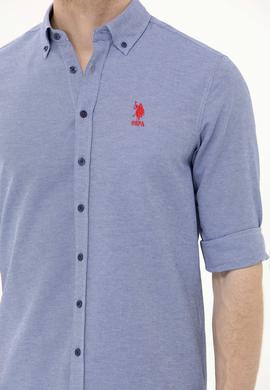 Erkek Lacivert Uzun Kollu Basic Gömlek - 50262980020