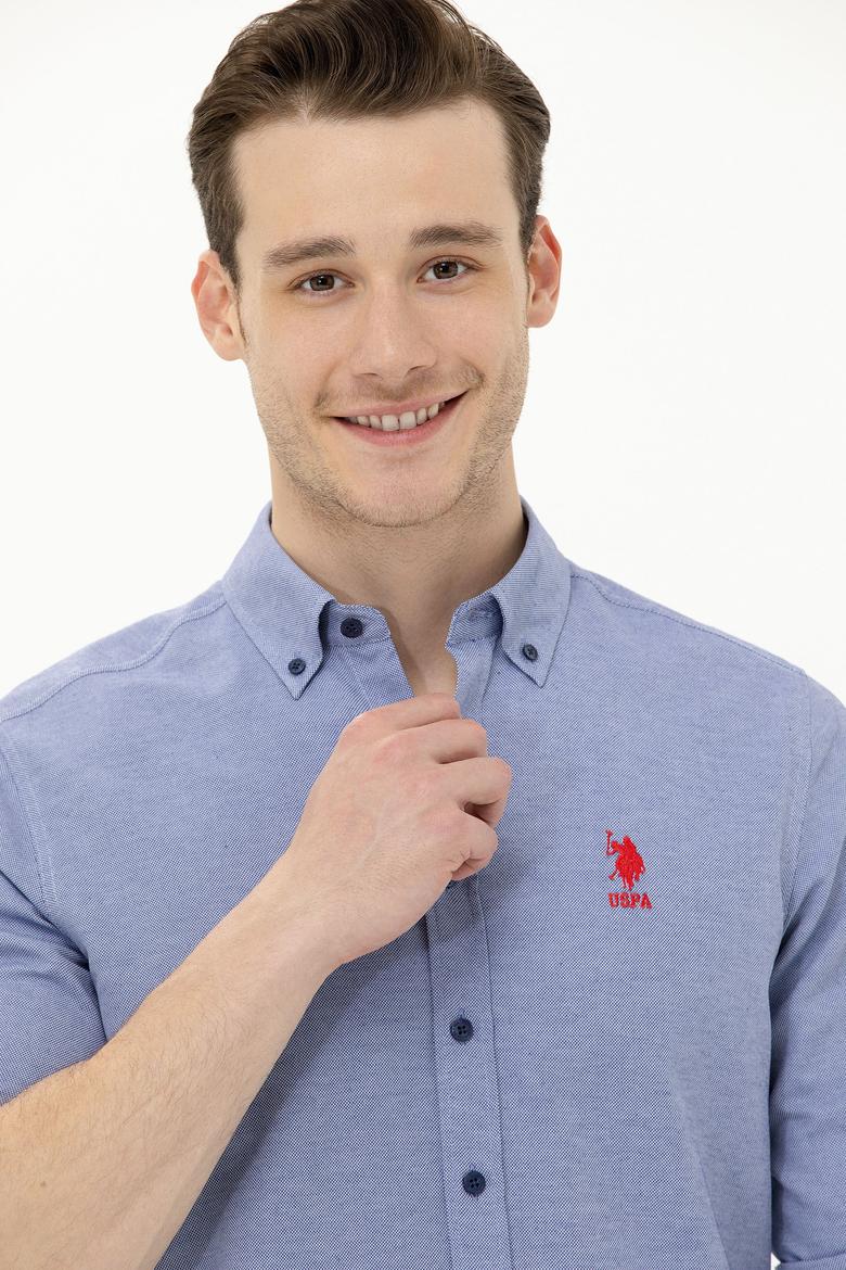 Erkek Lacivert Uzun Kollu Basic Gömlek - 50262980020