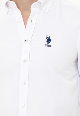 Erkek Beyaz Uzun Kollu Basic Gömlek - 50262980117