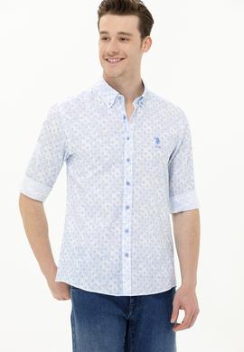 Erkek Mavi Uzun Kollu Gömlek - 50263152038