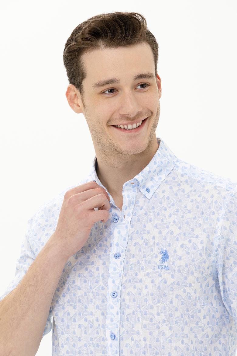 Erkek Mavi Uzun Kollu Gömlek - 50263152038