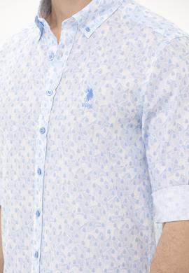 Erkek Mavi Uzun Kollu Gömlek - 50263152038