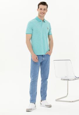 Erkek Mint Polo Yaka Tişört - 50263371049