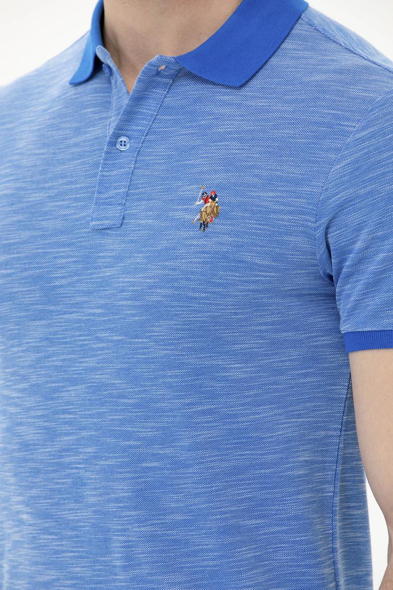 Erkek Saks Polo Yaka T-Shirt - 50263371065