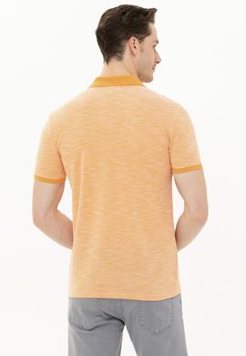 Erkek Turuncu Polo Yaka Tişört - 50263371079