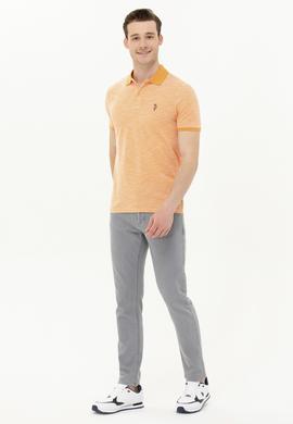 Erkek Turuncu Polo Yaka Tişört - 50263371079