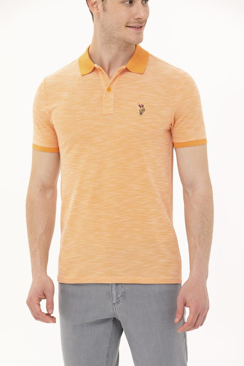 Erkek Turuncu Polo Yaka Tişört - 50263371079