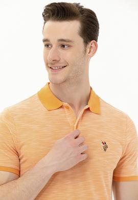 Erkek Turuncu Polo Yaka Tişört - 50263371079