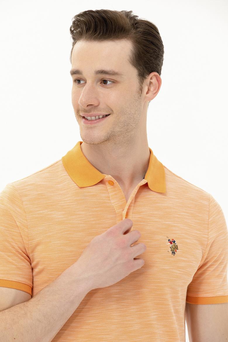 Erkek Turuncu Polo Yaka Tişört - 50263371079