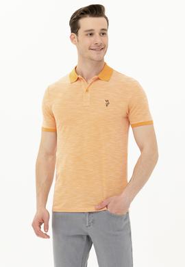 Erkek Turuncu Polo Yaka Tişört - 50263371079