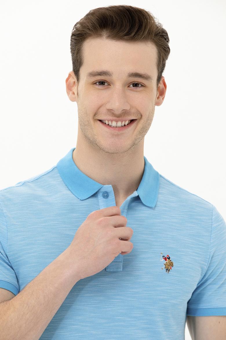 Erkek Turkuaz Polo Yaka T-Shirt - 50263371083