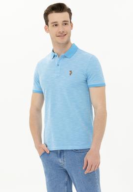 Erkek Turkuaz Polo Yaka T-Shirt - 50263371083