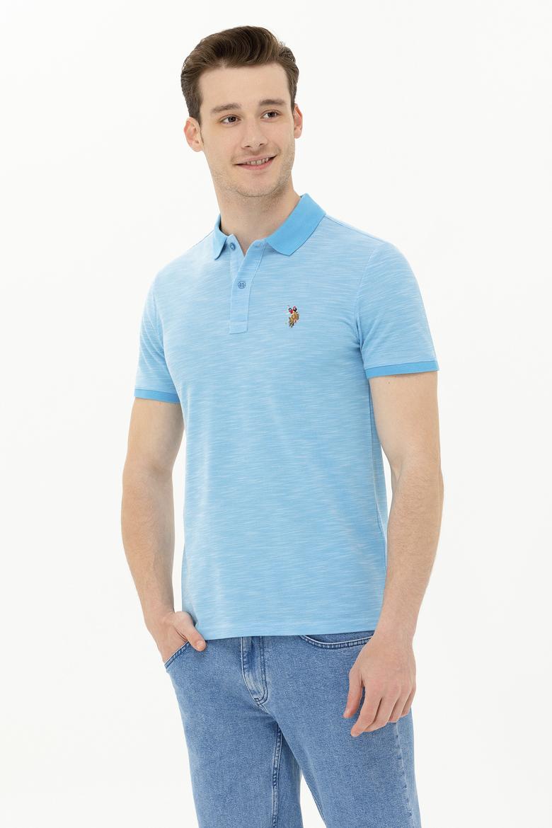 Erkek Turkuaz Polo Yaka T-Shirt