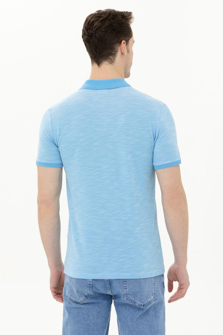 Erkek Turkuaz Polo Yaka T-Shirt - 50263371083