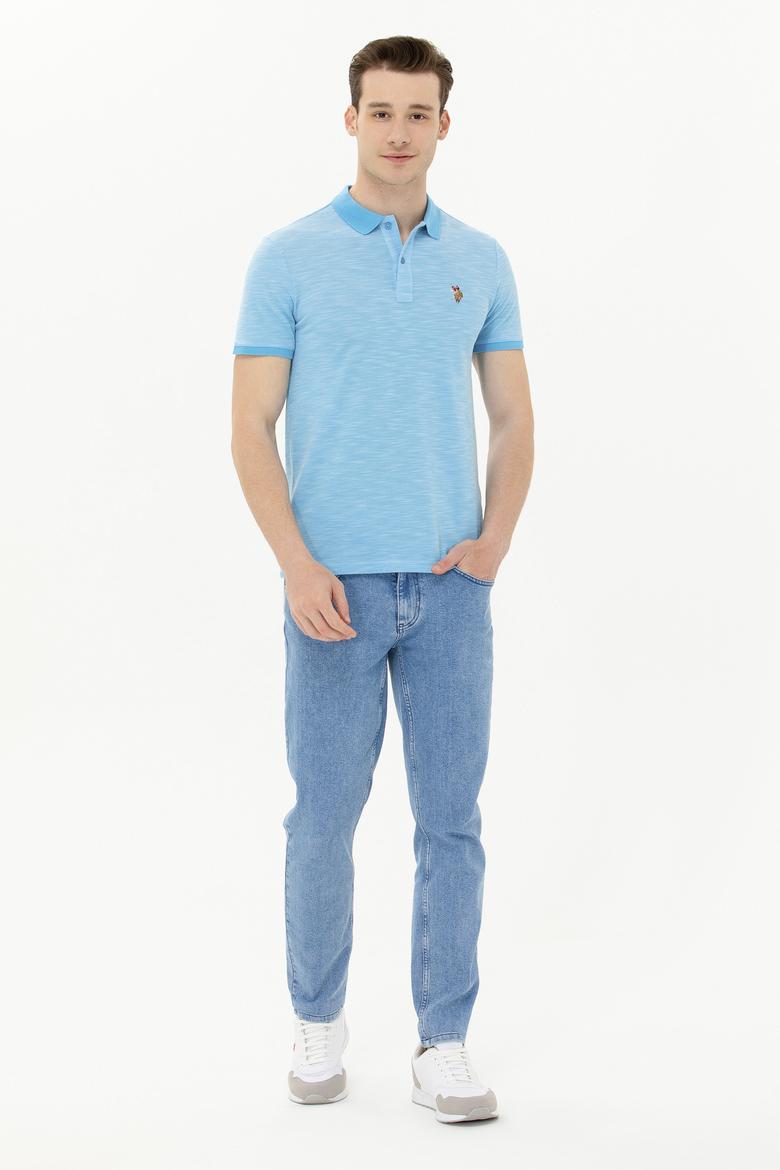 Erkek Turkuaz Polo Yaka T-Shirt - 50263371083