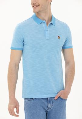 Erkek Turkuaz Polo Yaka T-Shirt - 50263371083