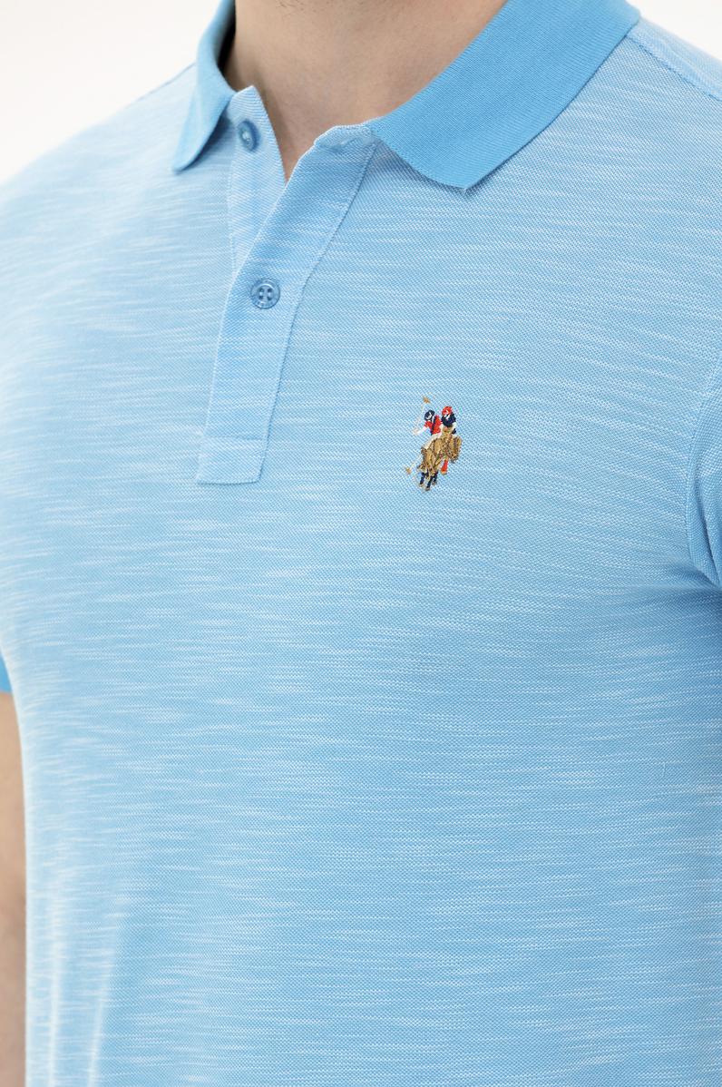 Erkek Turkuaz Polo Yaka T-Shirt