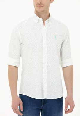 Erkek Mint Uzun Kollu Gömlek - 50264087019