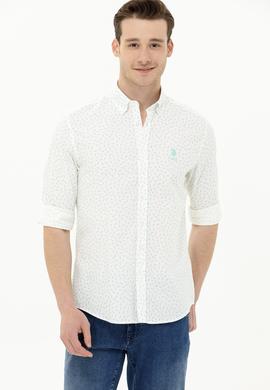 Erkek Mint Uzun Kollu Gömlek - 50264087019