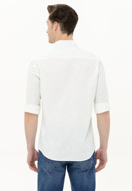 Erkek Mint Uzun Kollu Gömlek - 50264087019