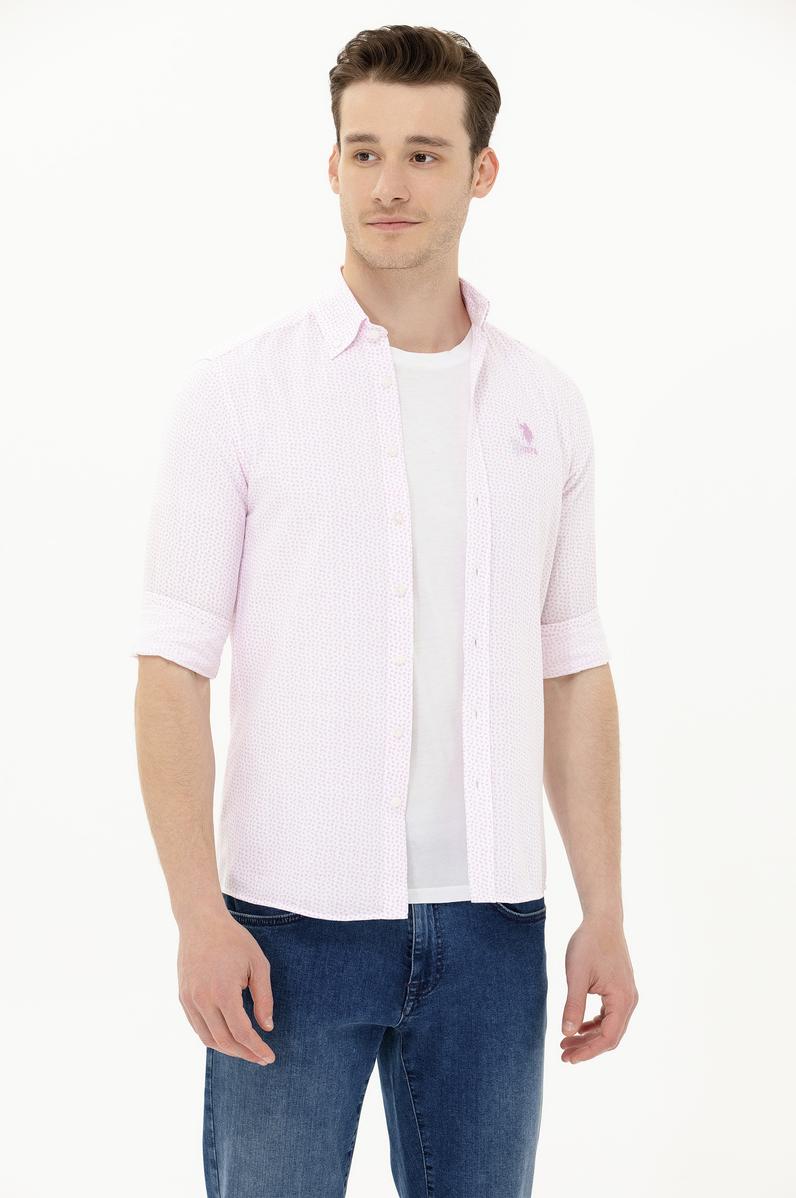 Erkek Manolya Uzun Kollu Gömlek