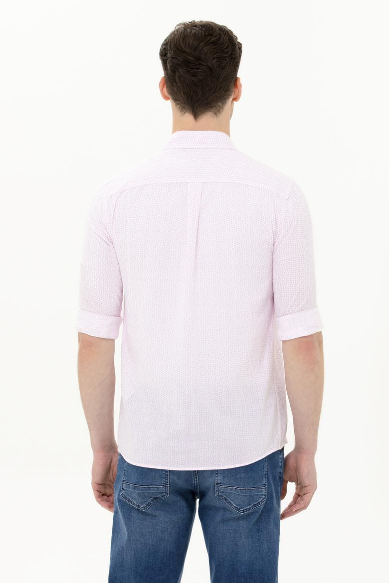 Erkek Manolya Uzun Kollu Gömlek - 50264380019