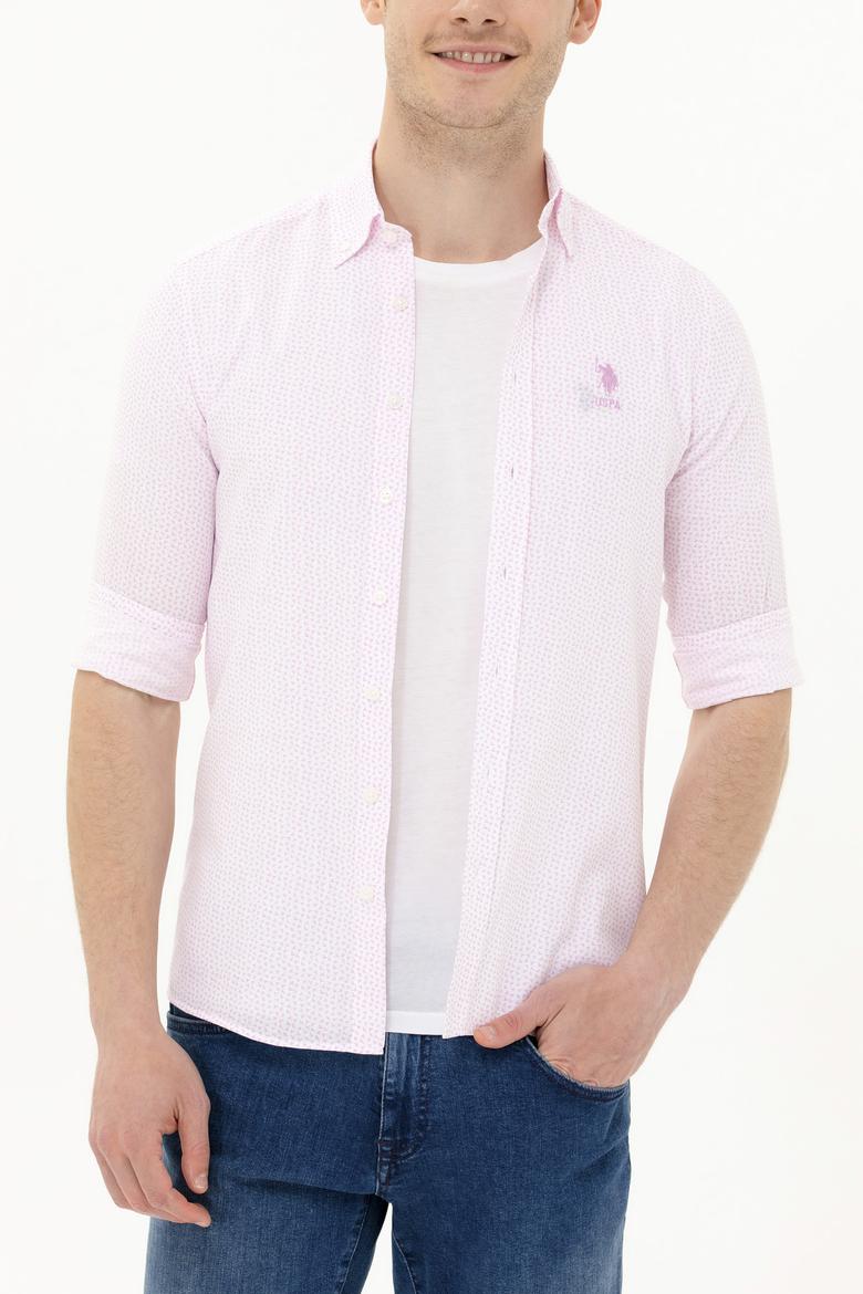 Erkek Manolya Uzun Kollu Gömlek - 50264380019