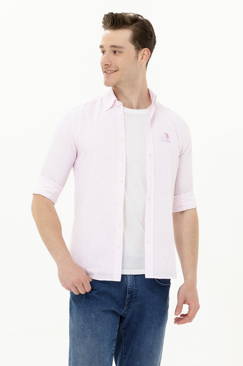 Erkek Manolya Uzun Kollu Gömlek