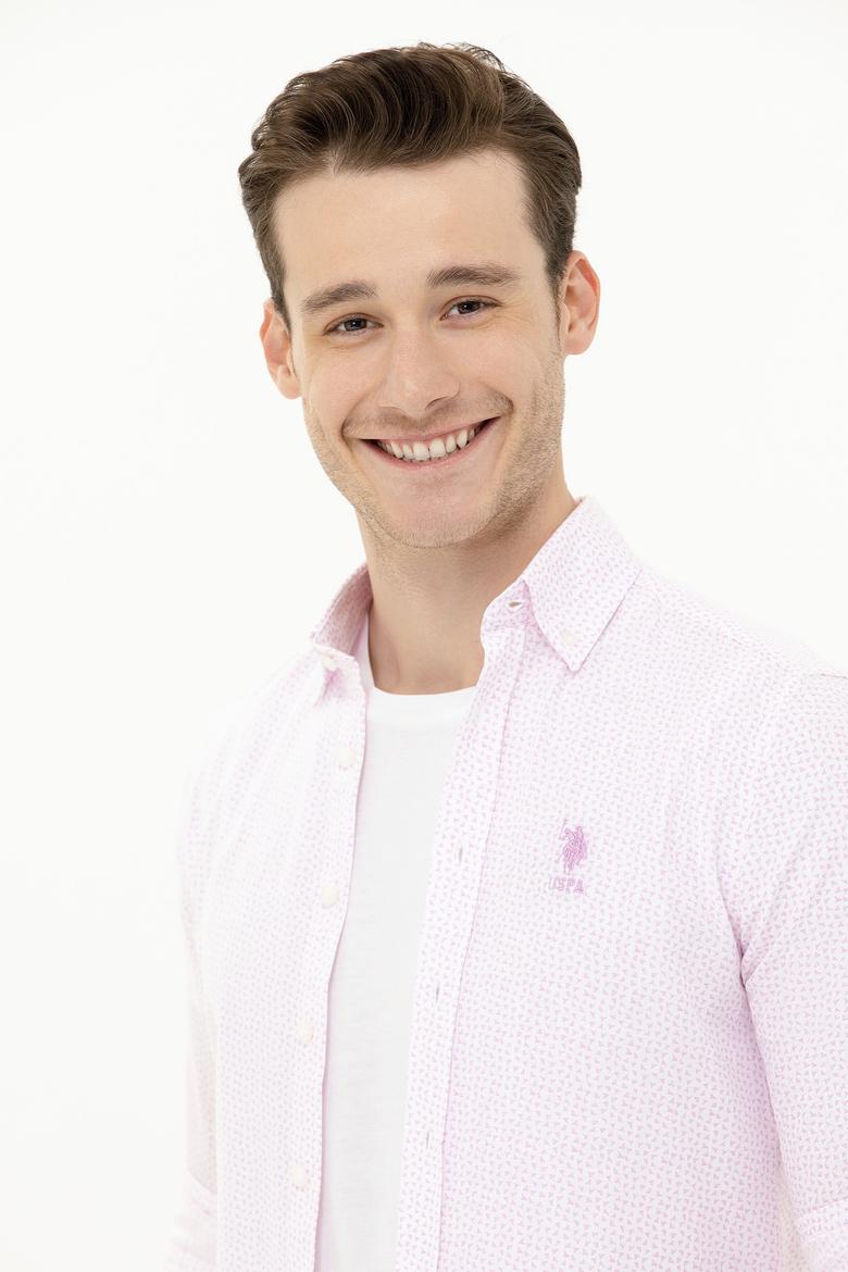 Erkek Manolya Uzun Kollu Gömlek - 50264380019