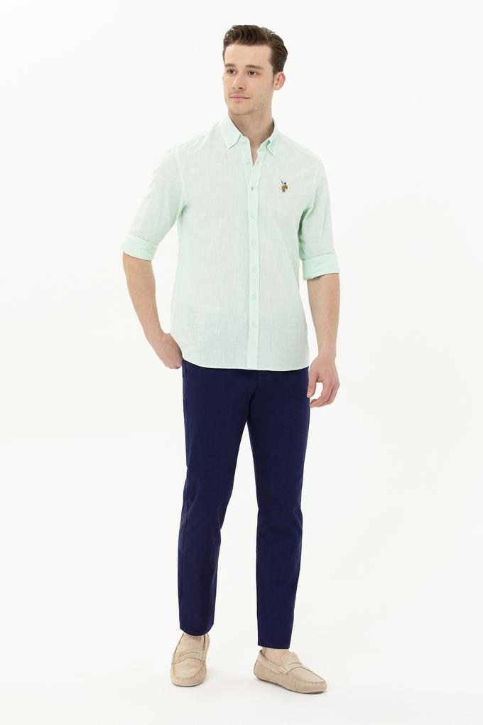 Erkek Lacivert Kanvas / Chino Pantolon