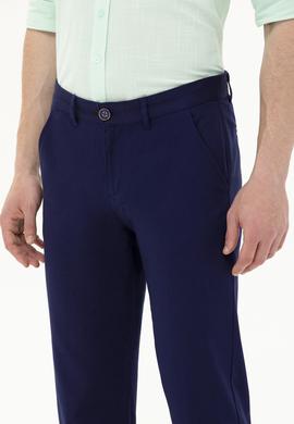 Erkek Lacivert Kanvas / Chino Pantolon - 50266054004
