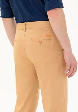 Erkek Camel Kanvas / Chino Pantolon - 50266054070